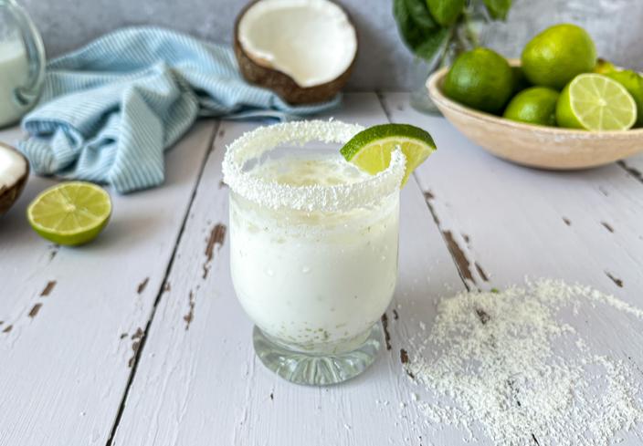 Coco-lima de leche condensada