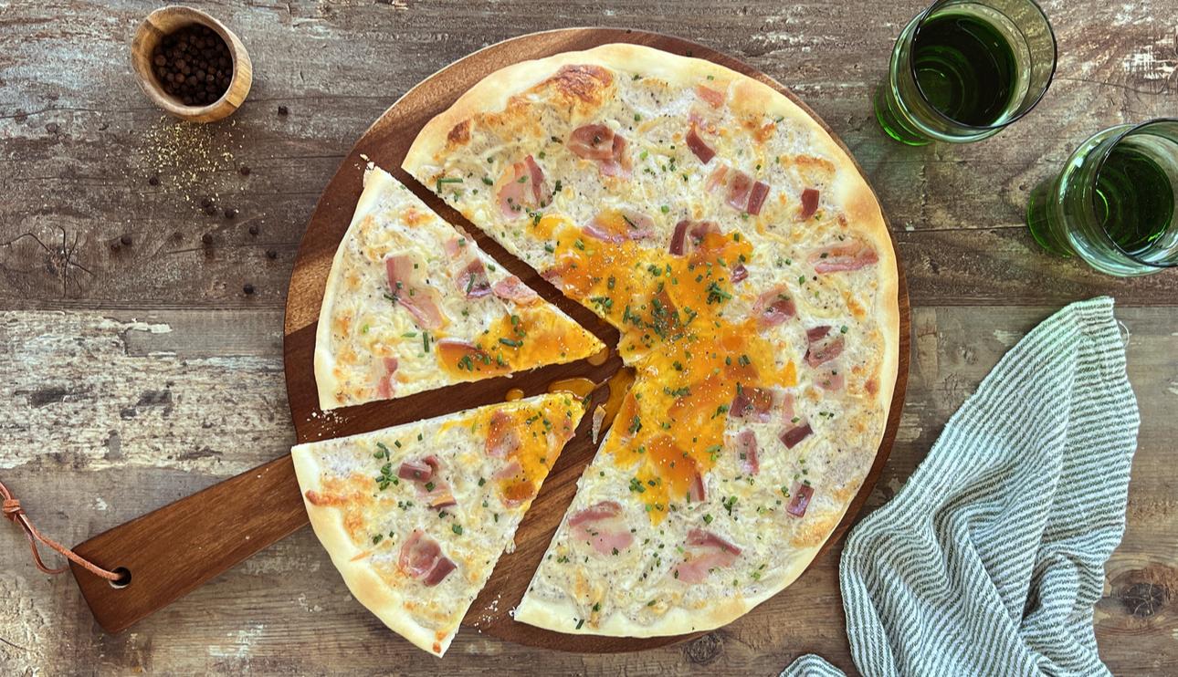 Pizza Carbonara Trufada