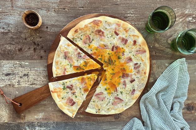 Pizza Carbonara Trufada