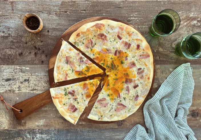 Pizza Carbonara Trufada