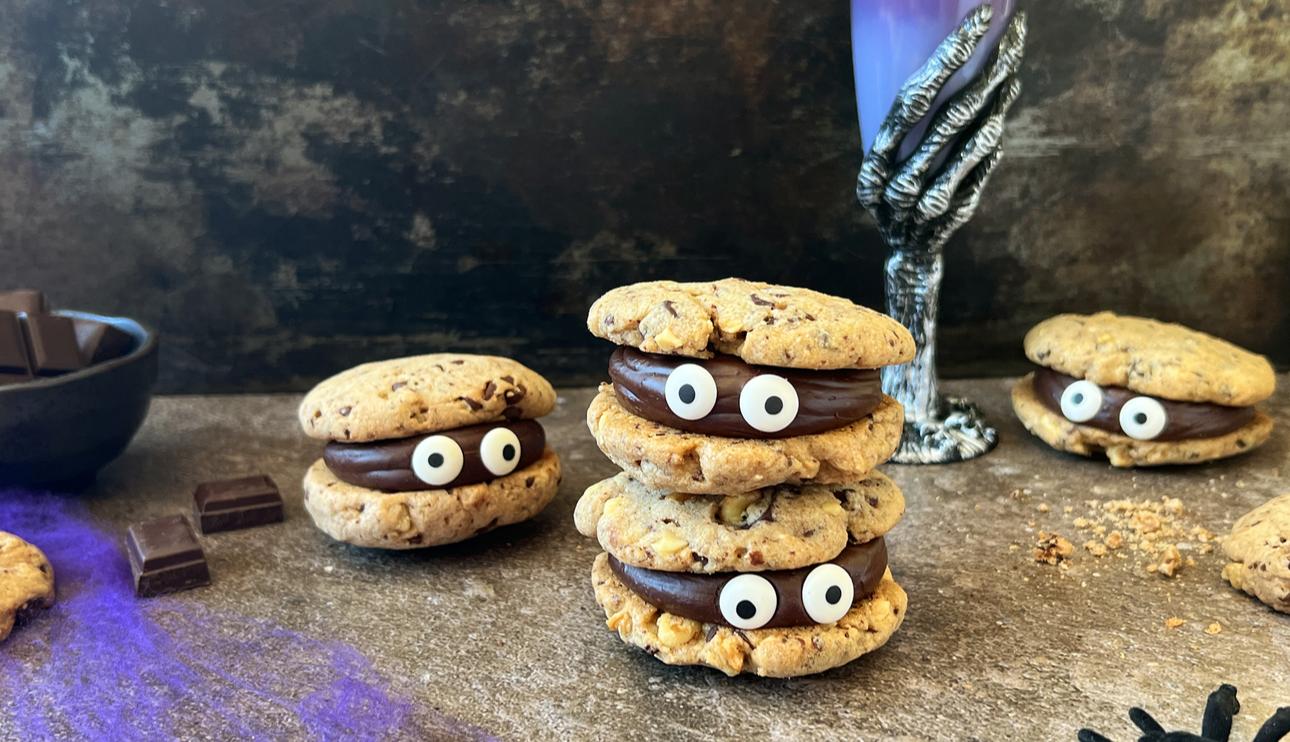 Galletas terroríficas de chocolate