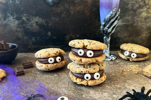 Galletas terroríficas de chocolate