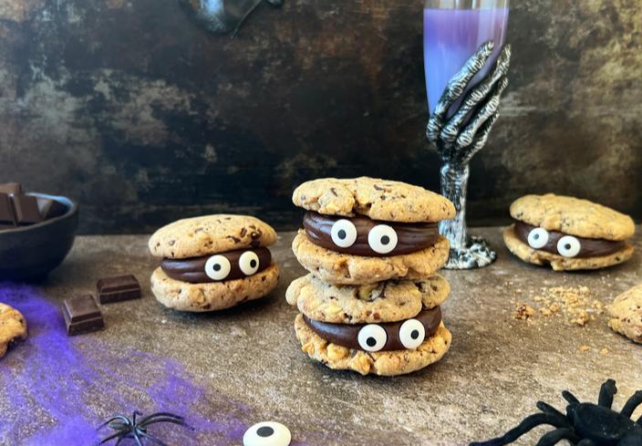 Galletas terroríficas de chocolate