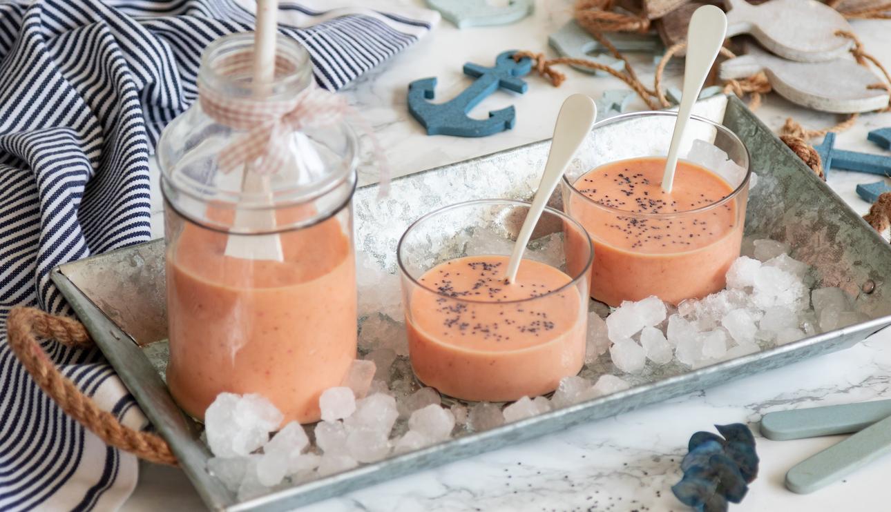 Batido de frutas y yogur