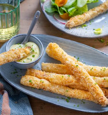 Parmesan-Spargel im Airfryer
