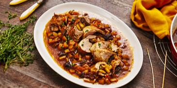 Gefülltes Schweinefilet Hamburger Art