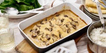 Kalbsschnitzel Züricher Art