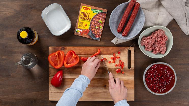 Chili con Carne mit Chorizo