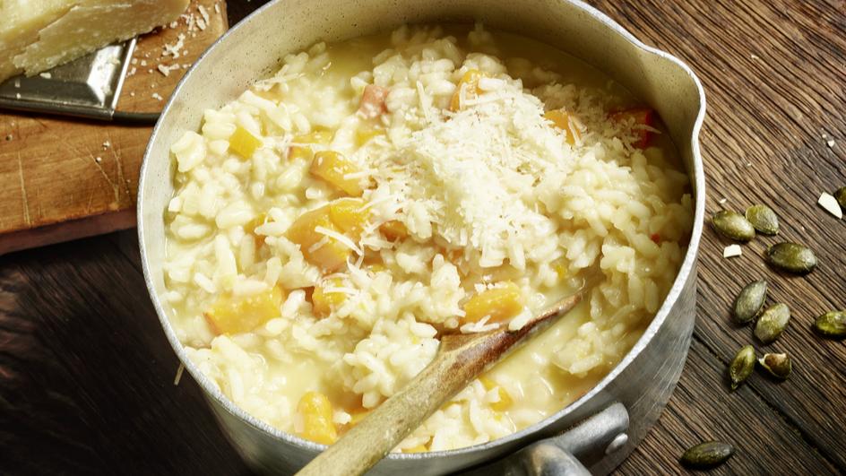 Kürbis-Risotto