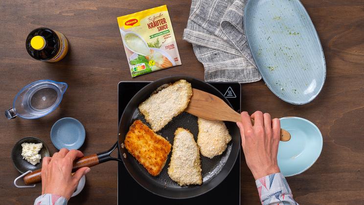 Backfisch mit Senf-Kräuter-Sauce | maggi.de