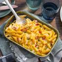 Nudel-Schinken-Gratin im Airfryer