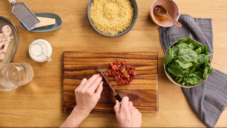 One Pot Hähnchen-Kritharaki