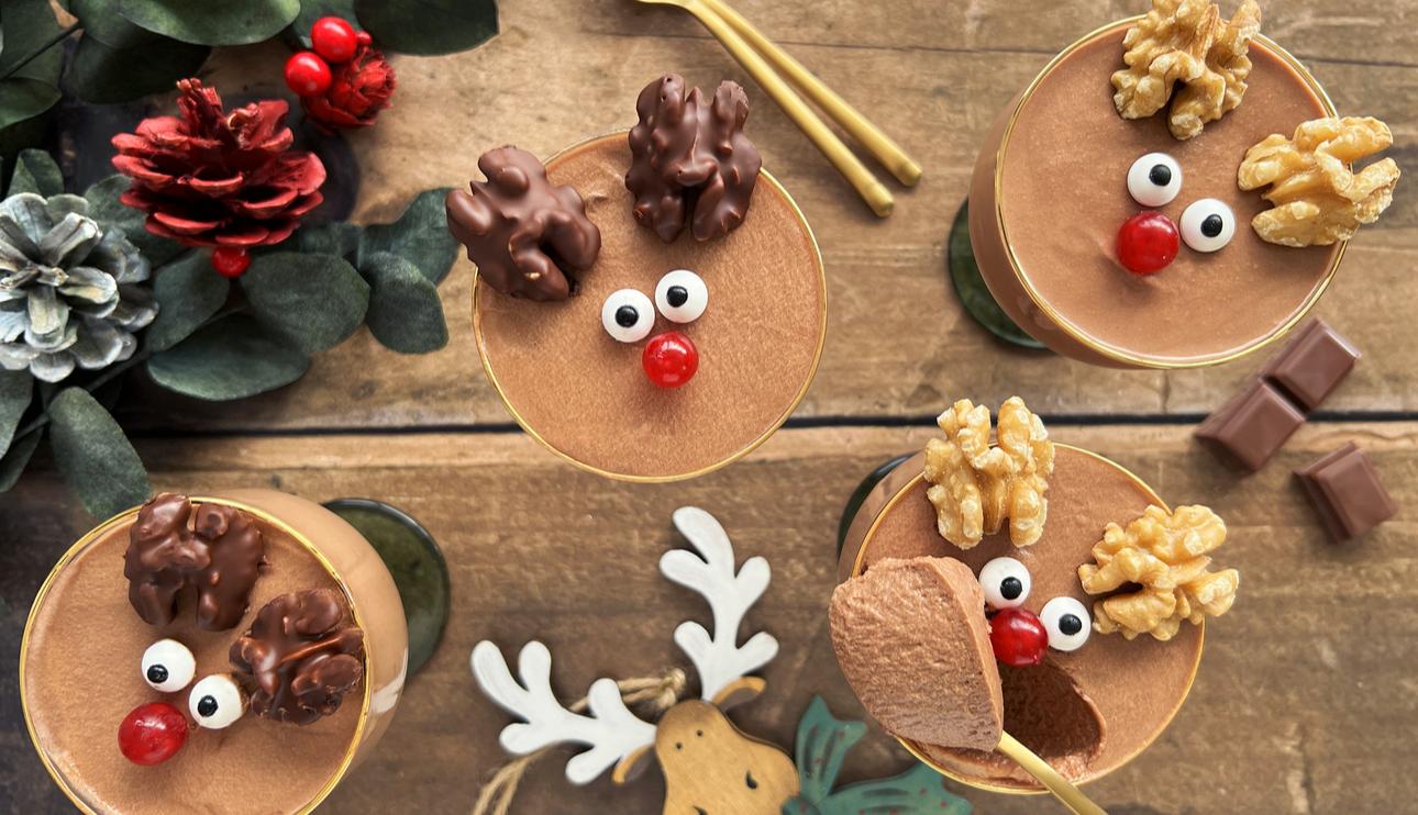 Mousse de chocolate con leche con dos ingredientes