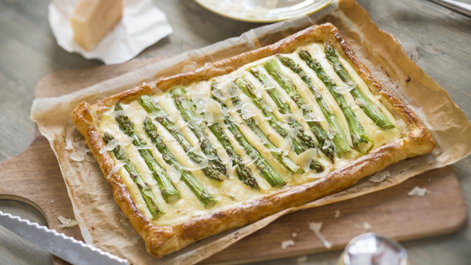 Ricotta-Spargel-Tarte