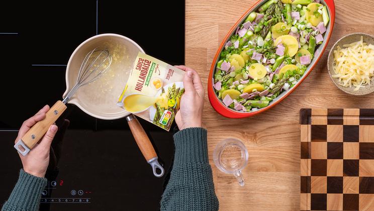 Spargel-Kartoffel-Auflauf