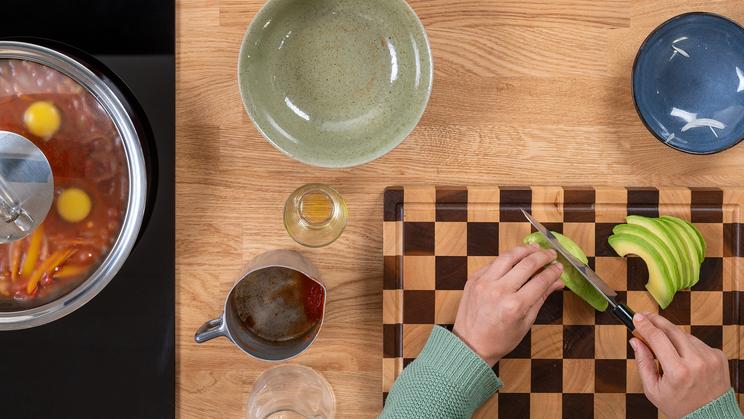 Shakshuka mit Avocado