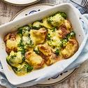 Gratiniertes Schweinefilet  mit Brokkoli