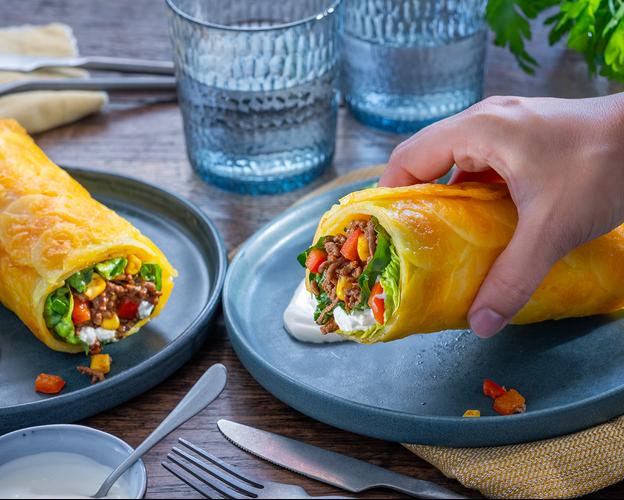 Kartoffelwrap Mexican-Style