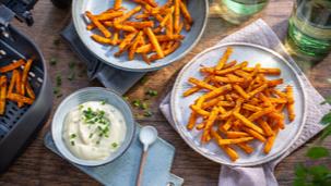 Karotten Pommes im Airfryer