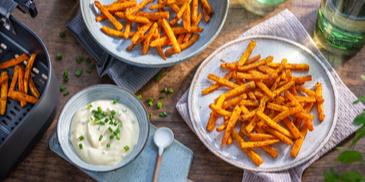 Karotten Pommes im Airfryer
