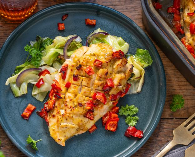 Erdnuss-Hähnchen in der Heißluftfritteuse