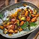 Chicken-Teriyaki in der Heißluftfritteuse
