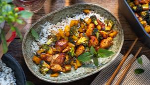 Chicken-Teriyaki in der Heißluftfritteuse