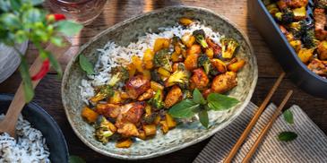 Chicken-Teriyaki in der Heißluftfritteuse