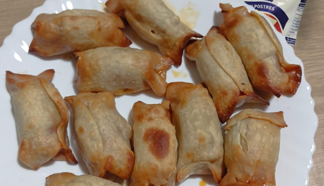 Chistorra en gabardina de Almudena Paredes de Leganés (Madrid)