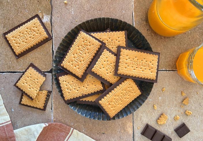 Galletas con chocolate