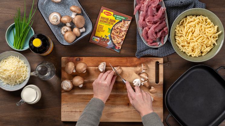 Pfeffer-Geschnetzeltes aus dem Ofen | maggi.de