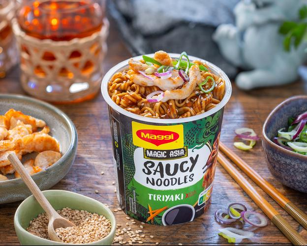 Saucy Noodles Teriyaki mit Hähnchen