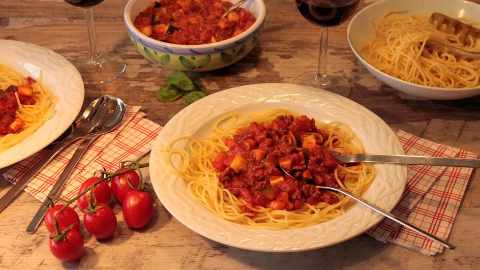 Spaghetti Bolognese »Primavera«