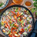 Hackfleisch-Gemüse-Pfanne