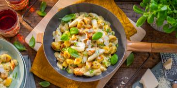 Spargel-Gnocchi-Pfanne