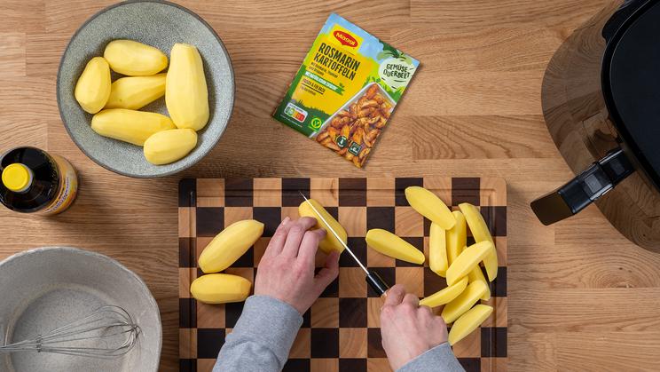 Rosmarin-Kartoffeln in der Heißluftfritteuse