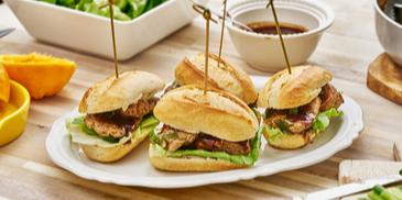 Baguette mit Gyrosmedaillons