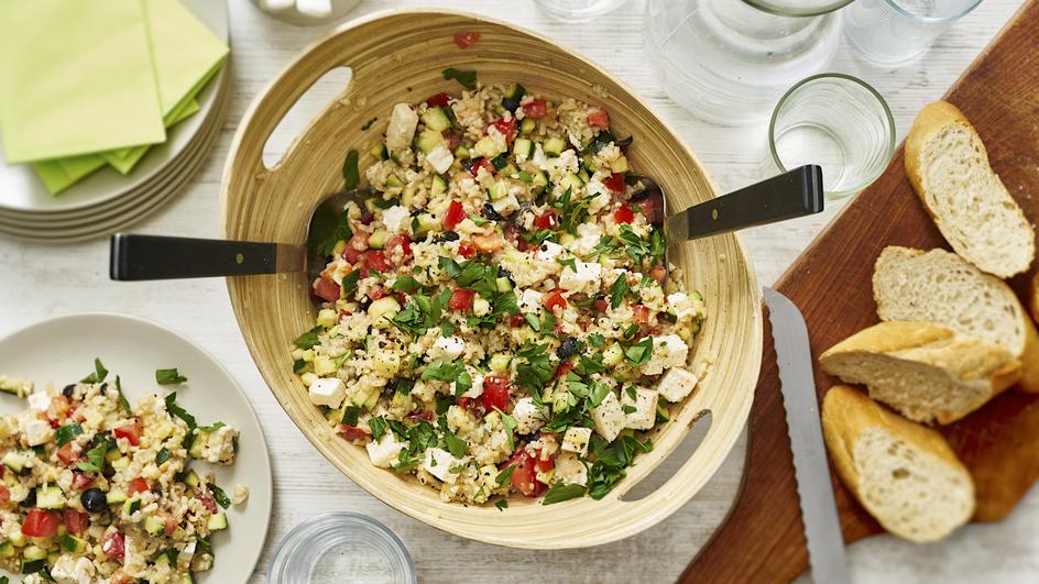 Zucchini-Reis-Salat