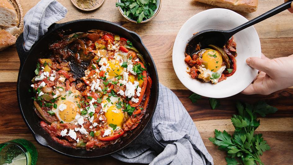 Shakshuka mit Feta