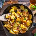 Bratkartoffeln mit Speck und Zwiebeln