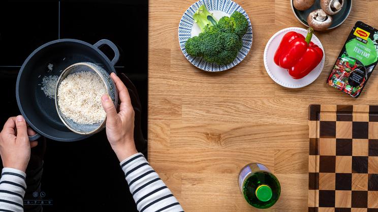 Teriyaki-Rindfleisch mit Gemüse