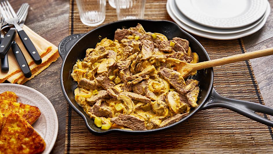 Boeuf Stroganoff