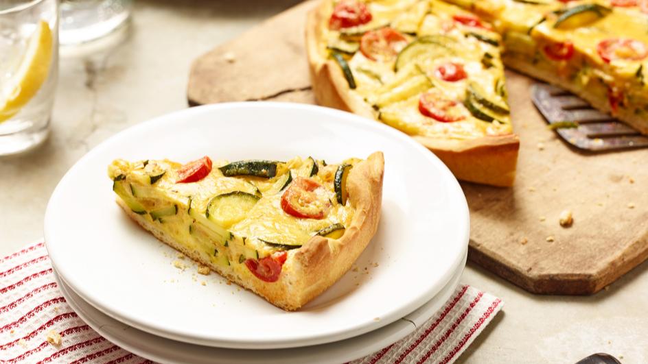 Zucchini-Rosmarin-Quiche