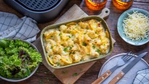Blumenkohl-Kartoffel-Gratin im Airfryer