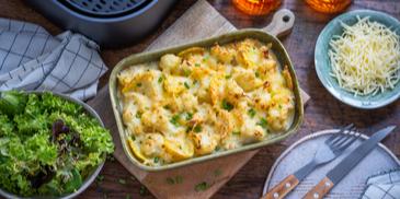 Blumenkohl-Kartoffel-Gratin im Airfryer