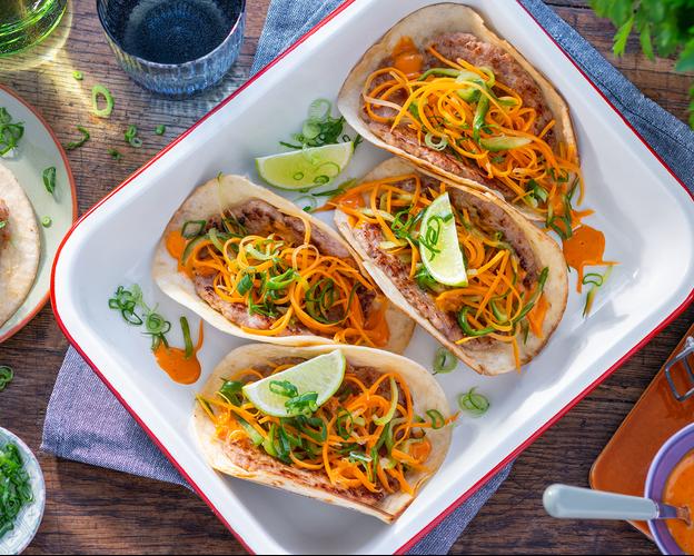 Smashed Bánh mì Tacos