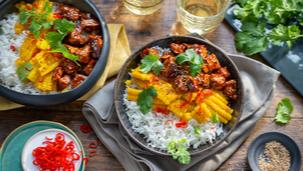 Chicken-Teriyaki mit Mais