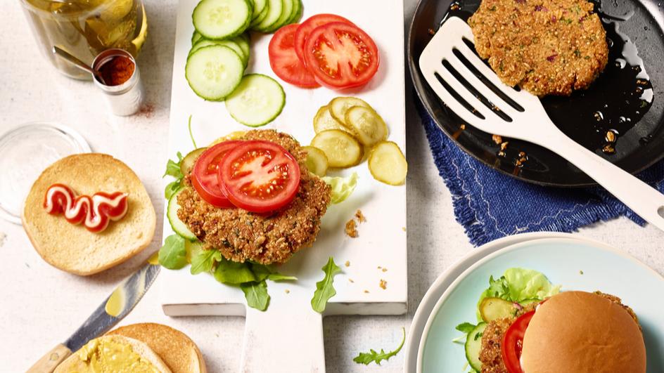 Vegetarischer Quinoa-Burger