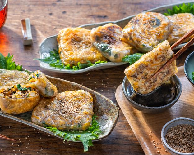 Reispapier-Dumplings