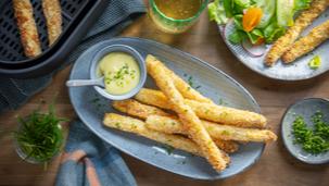 Parmesan-Spargel im Airfryer